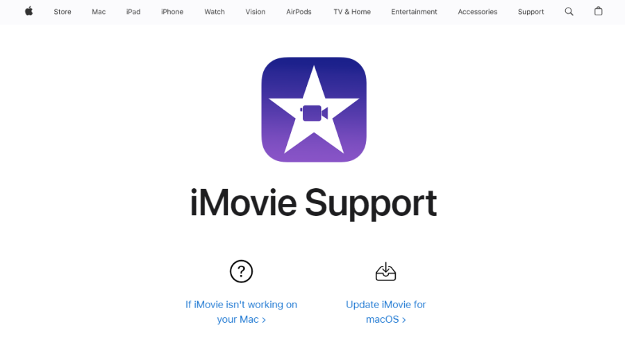 iMovie YouTube Video Editor