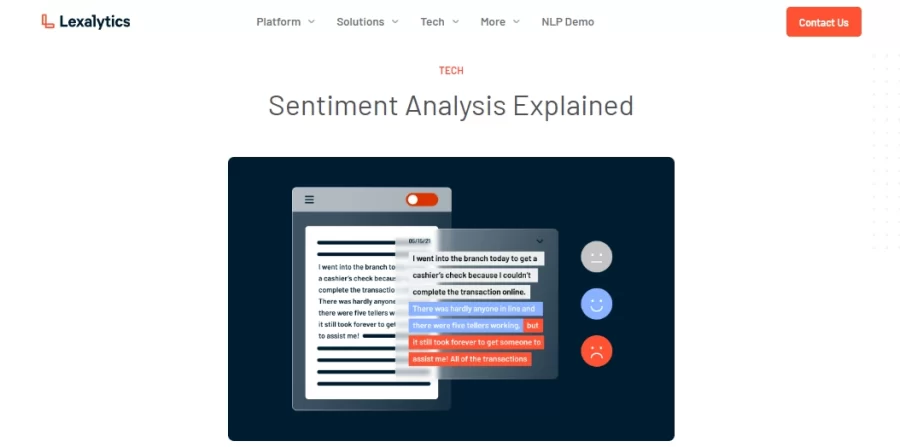 Lexalytics Sentiment Analysis