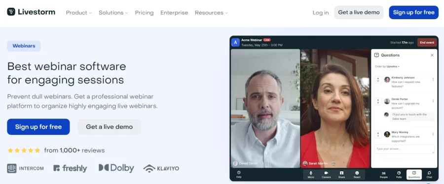 Livestorm Webinar Services