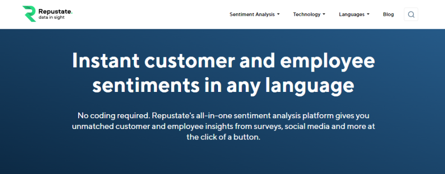 Repustate Sentiment Analysis