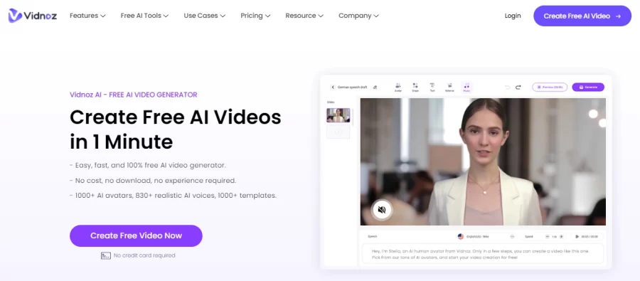 Vidnoz AI Review