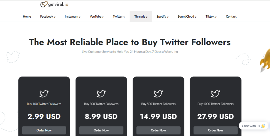 GetViral Twitter Followers