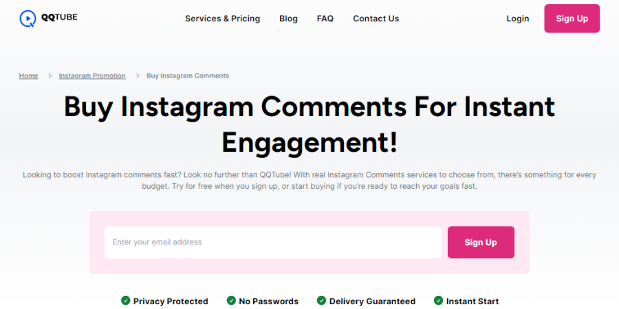 QQ Tube Buy Instagram Comments