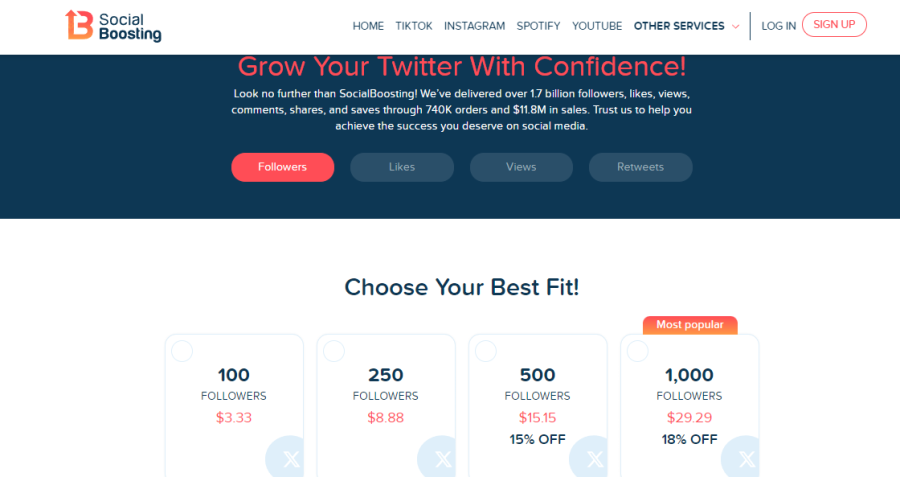 Social Boosting Buy Twitter Followers