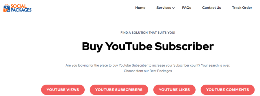 Social Packages Buy YouTube Subscribers