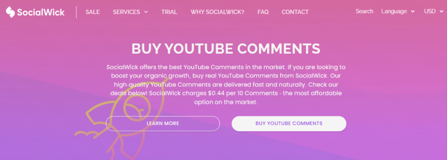 SocialWick Buy YouTube Comments