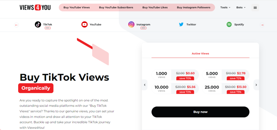 Views4you Buy TikTok Views