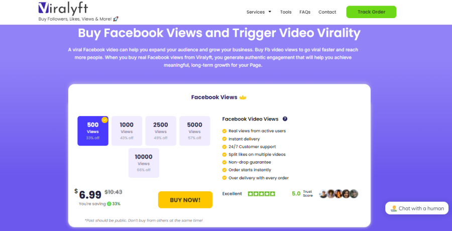 Viralyft Buy Facebook Views