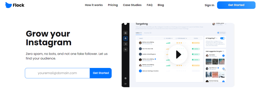 FlockSocial Growth Instagram