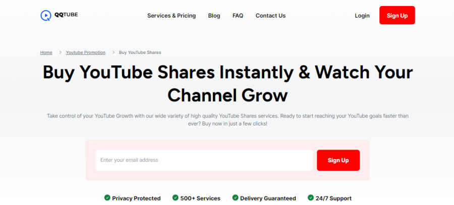 QQTube Buy YouTube Shares