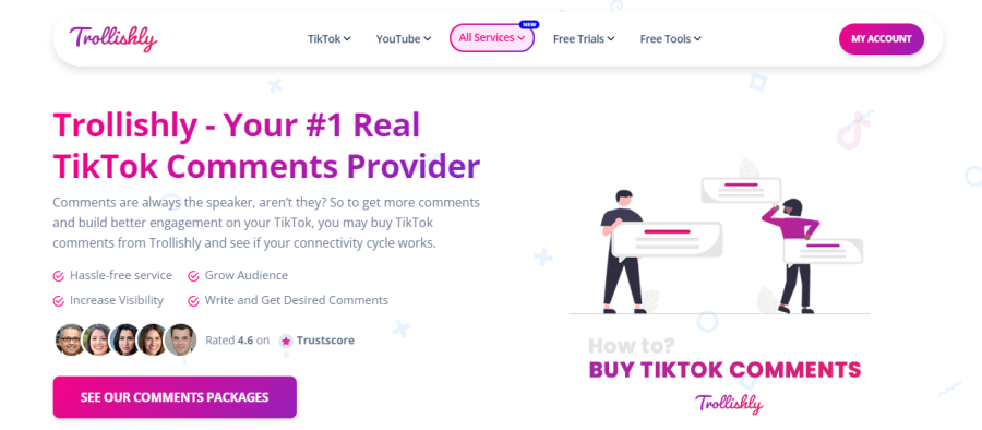 Trollishly Buy TikTok Comments