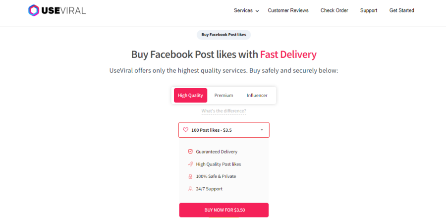 UseViral Buy Facebook Likes