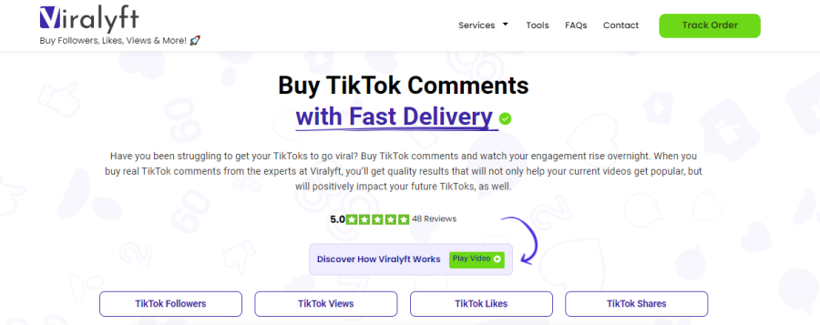 Viralyft Buy TikTok Comments