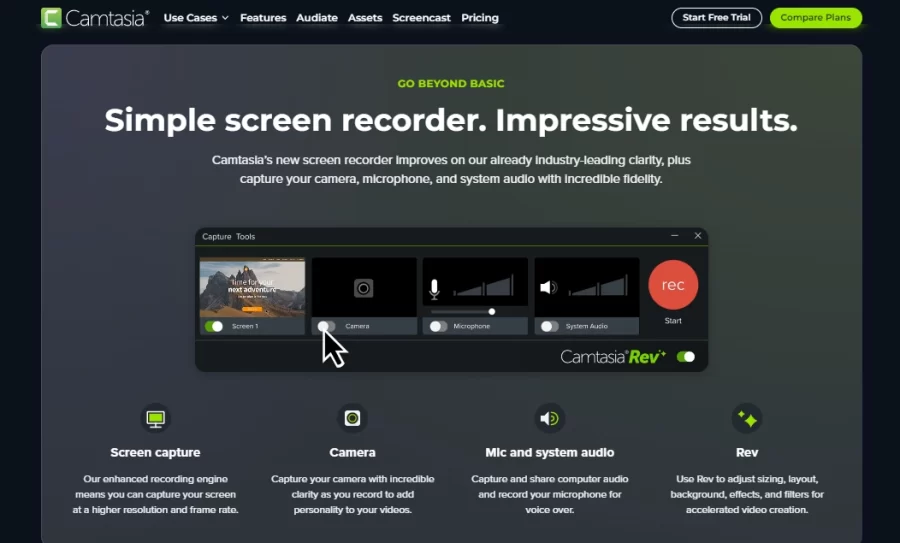 Camtasia Screen Recording Software