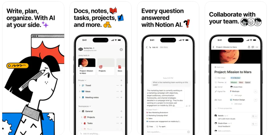 Notion Mobile Apps