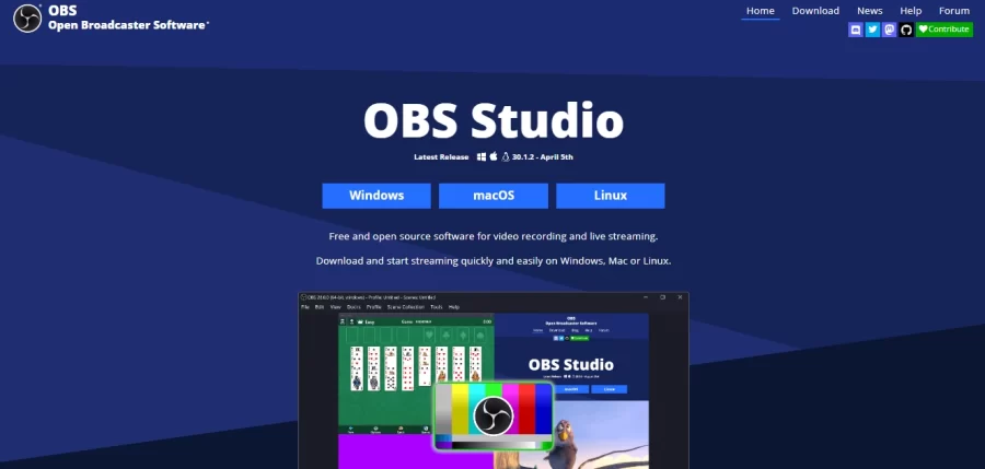 OBS Studio Screen Recording 