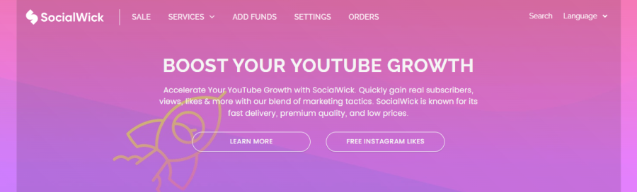 Social Wick YouTube Video Promotion
