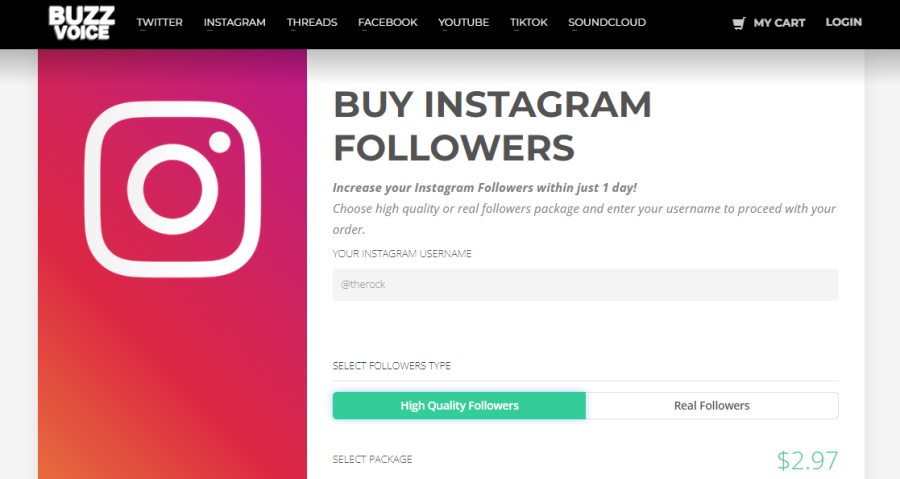 Buzzvoice Instagram Followers