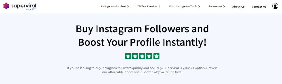 SuperViral Buy Instagram Followers