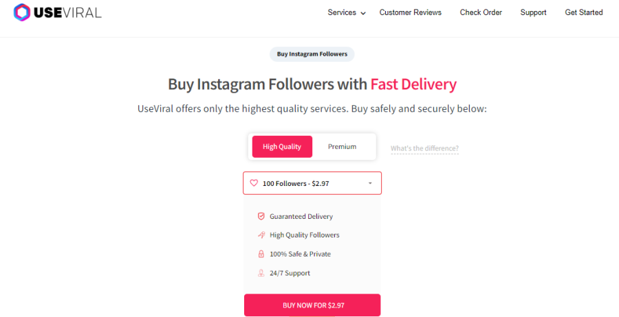 UseViral Buy Instagram Followers