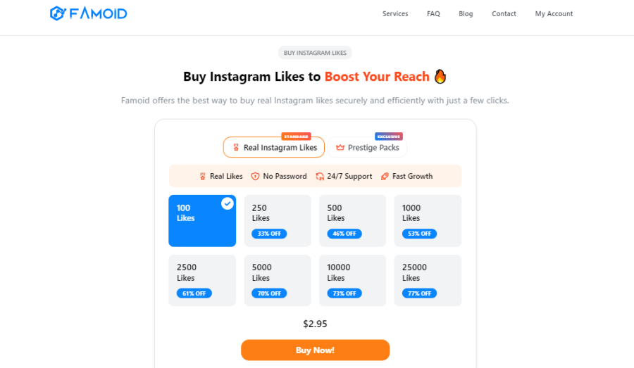 Famoid Buy Instagram Likes