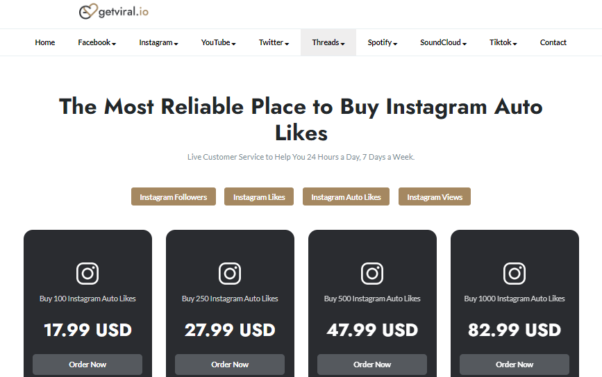 GetViral Buy Auto Instagram Likes