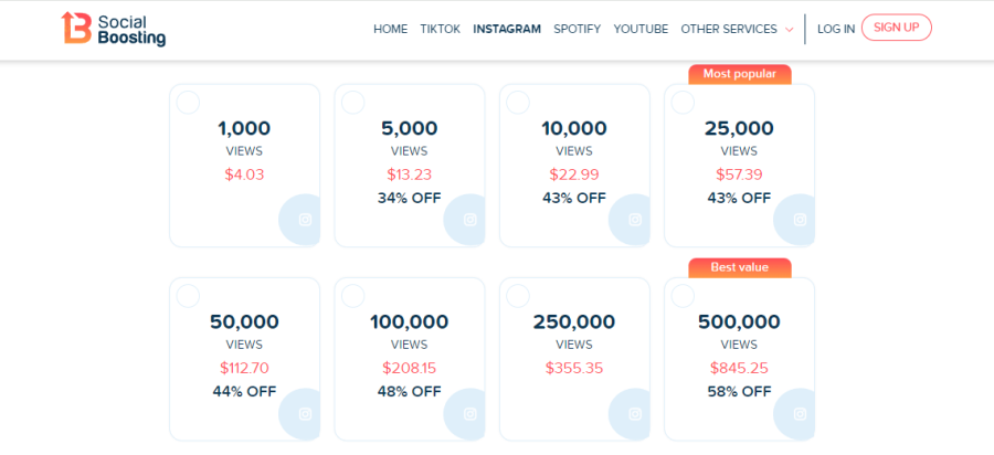 Social Boosting Buy Instagram Views