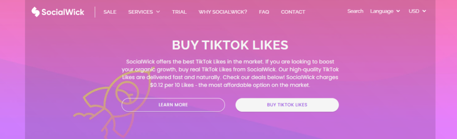 SocialWick Buy TikTok Likes