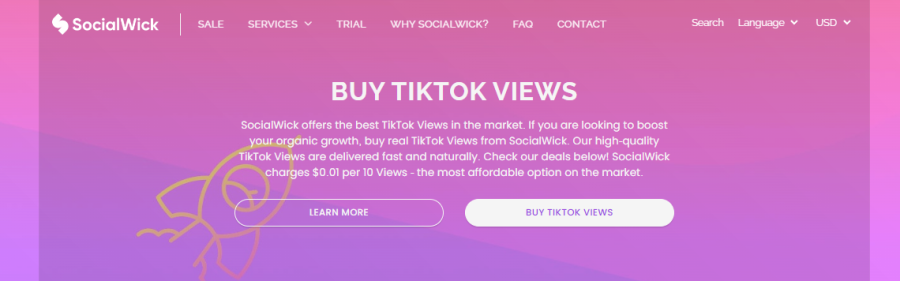 SocialWick Buy TikTok Views