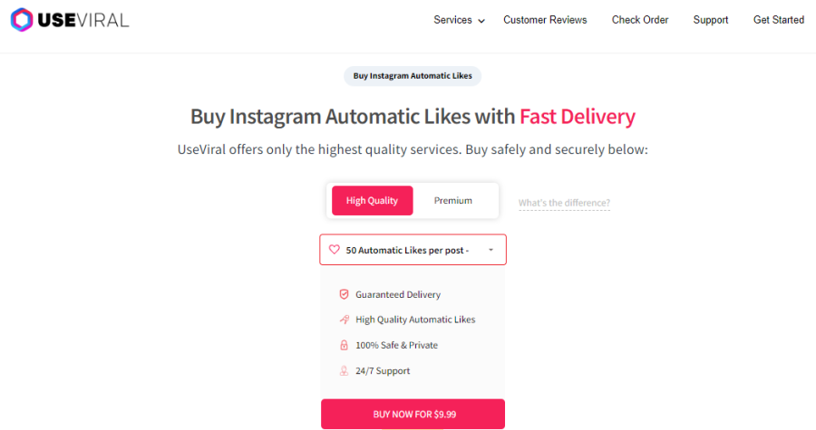 UseViral Buy Automatic Instagram Likes