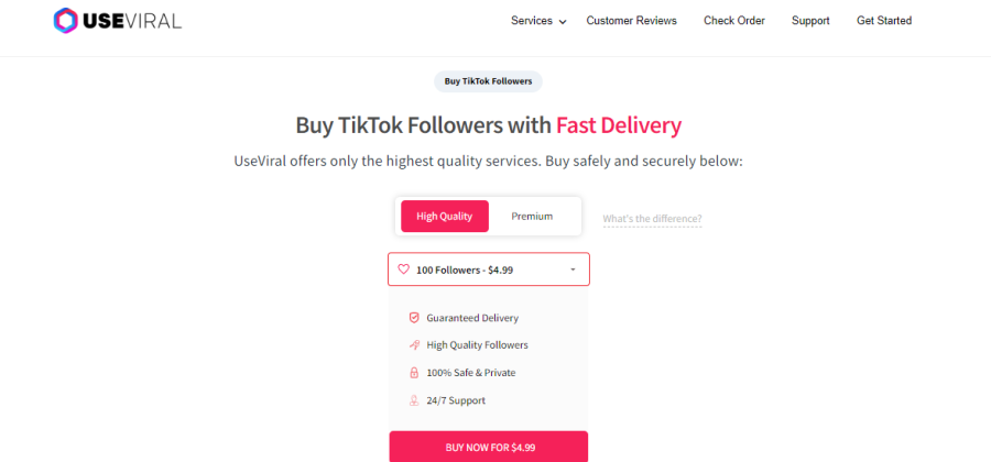 UseViral Buy TikTok Followers