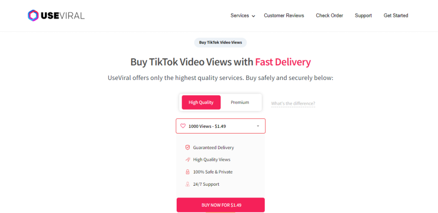 UseViral Buy TikTok Views