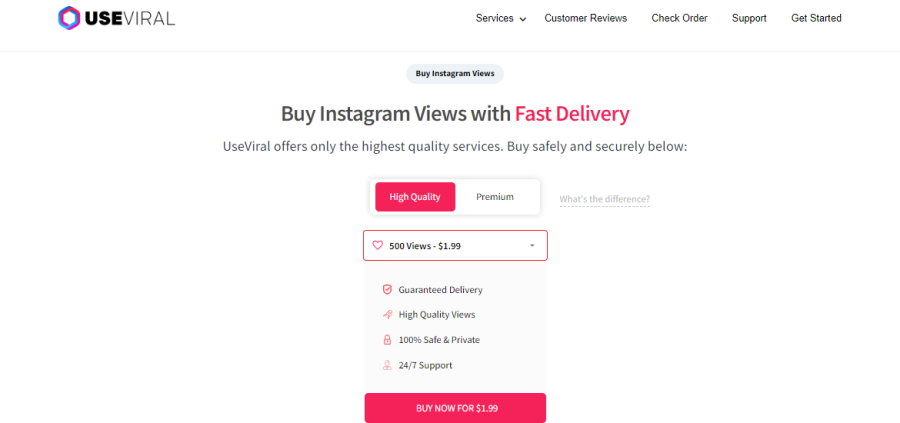 UseViral Buy Instagram Views