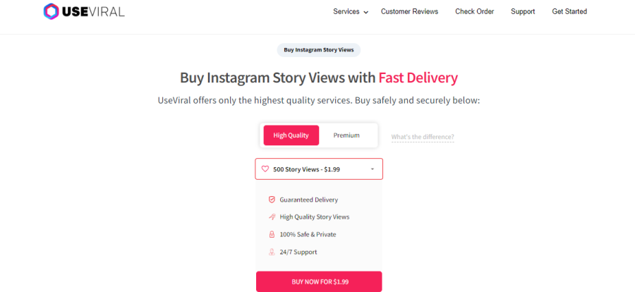 Useviral Buy Instagram Story Views