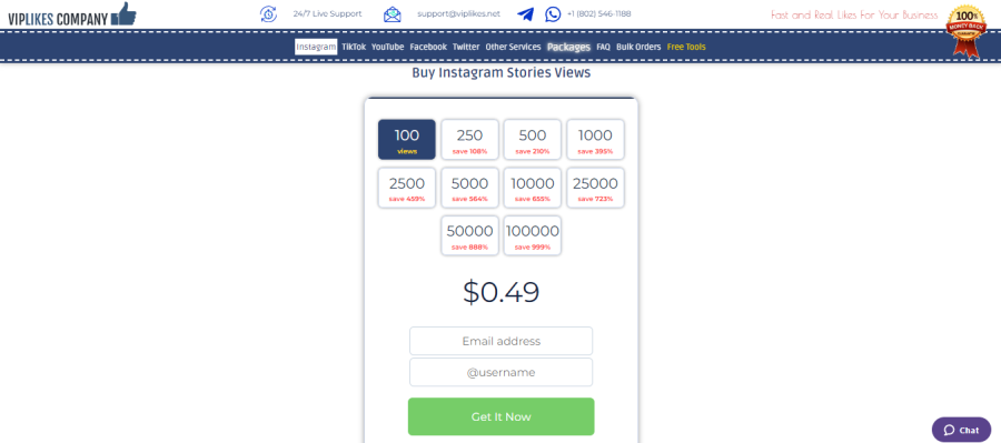 VIPLikes Buy Instagram Story Views