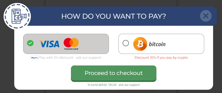 Select Payment Method