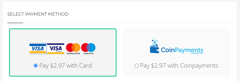 Choose Payment Method