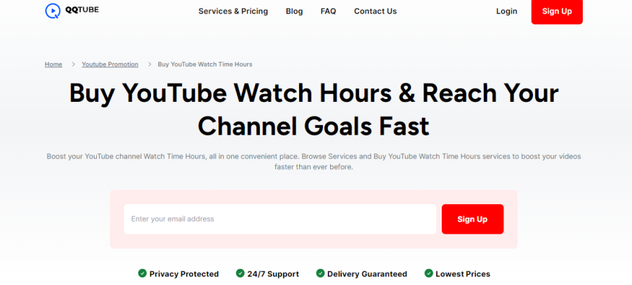 Buy youtube watch time usa sale