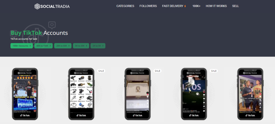Social Tradia Buy TikTok Accounts