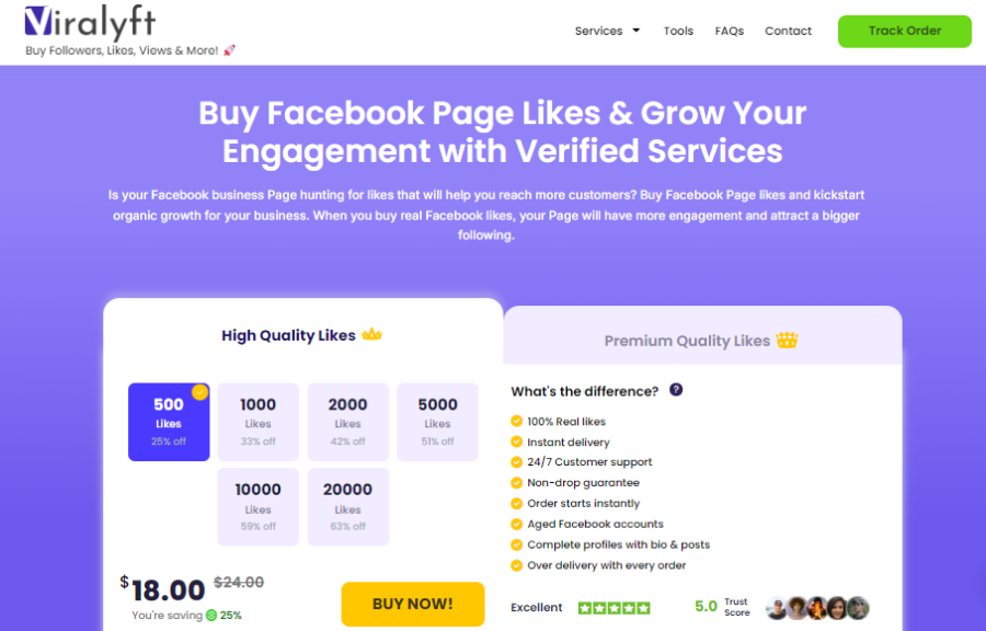 Viralyft Buy Facebook Likes