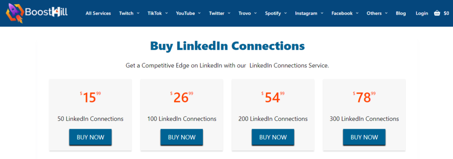 BoostHill Buy Linkedin Connections